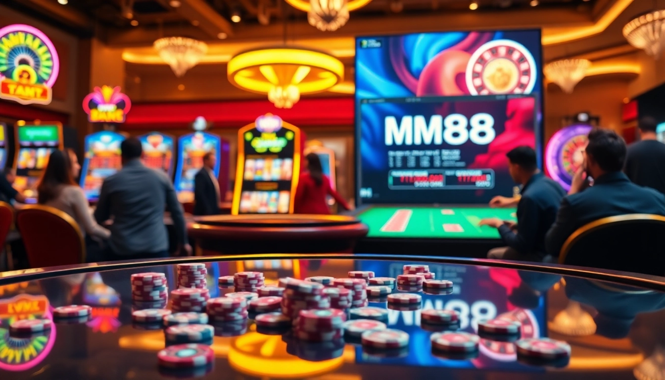 Experience the excitement of MM88 with vibrant online casino action at virtual blackjack tables.