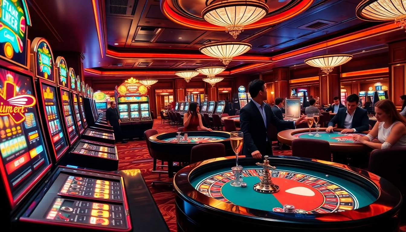 Experience thrilling casino excitement with games from https://go99.mx/ where players engage in dynamic slot machines and roulette.