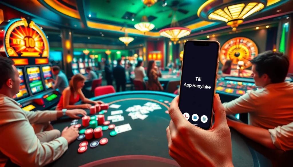 Tải App Happyluke to enhance your online casino experience with vibrant poker games and strategy action.