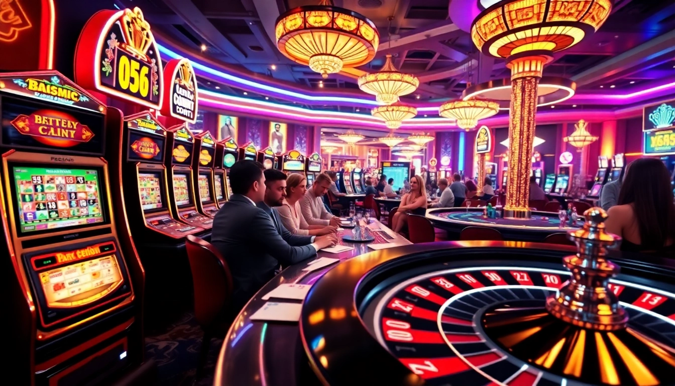 Discover the excitement of the OK8386 casino experience with players enjoying thrilling games like poker and blackjack.