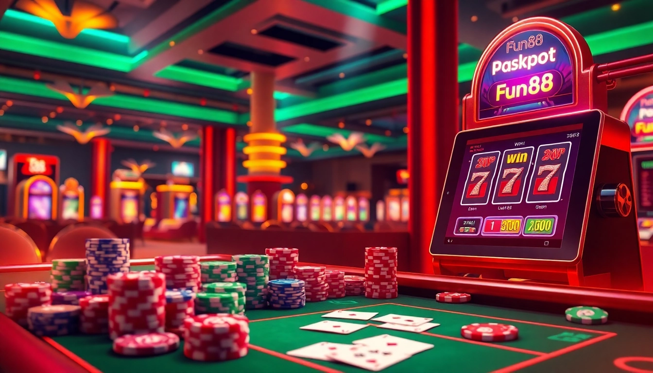 Experience the thrill of Fun88 as you play dynamic casino games in a vibrant online setting.